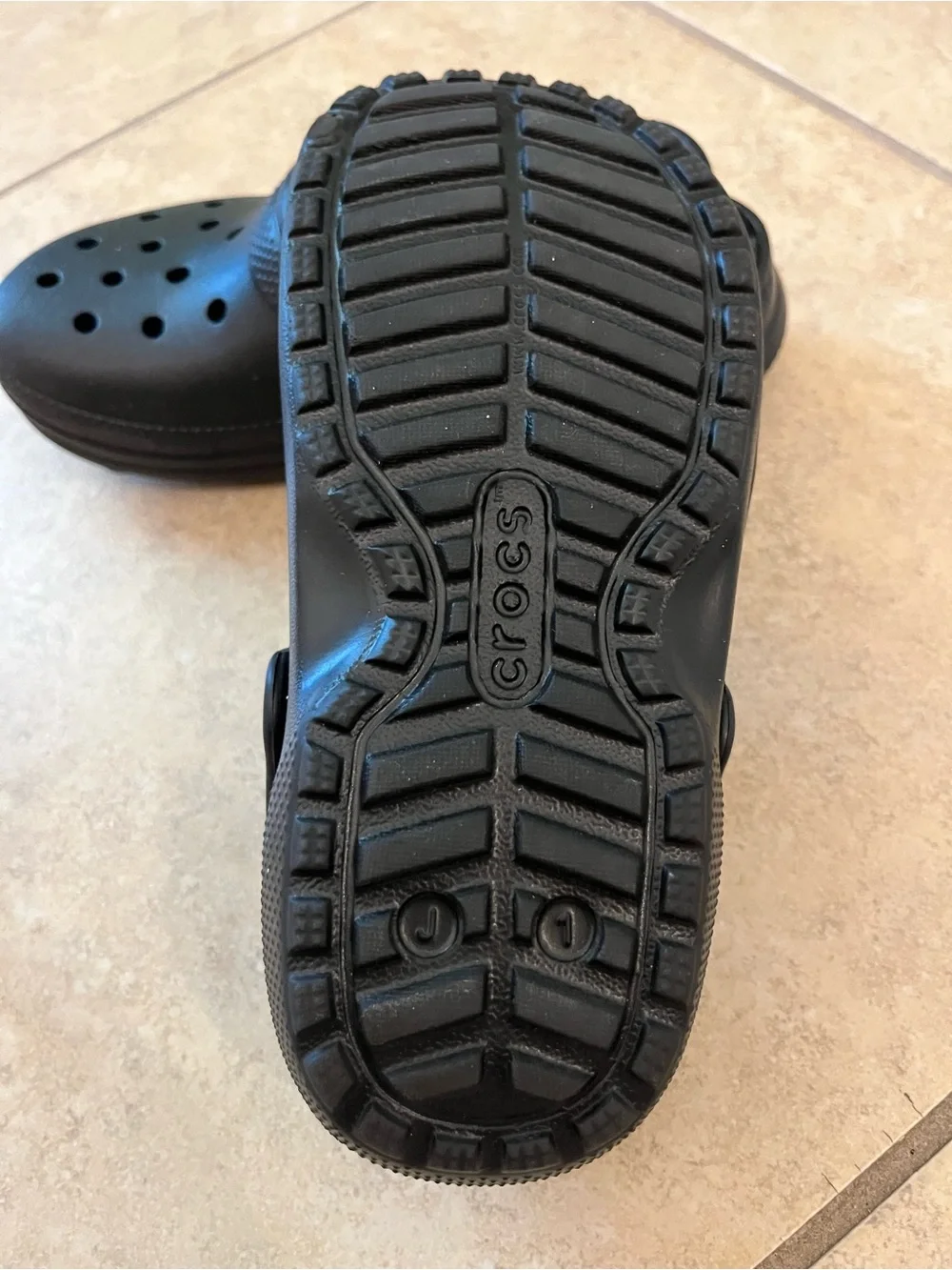 CROCS Kids Classic Plush-Lined Clog in Black